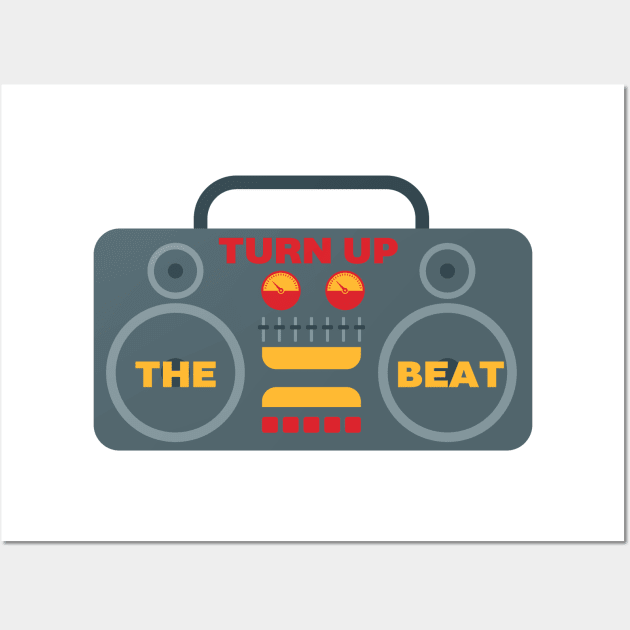 Turn up the beat. Wall Art by lakokakr